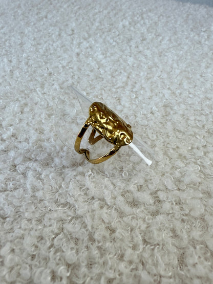 Bague martelée