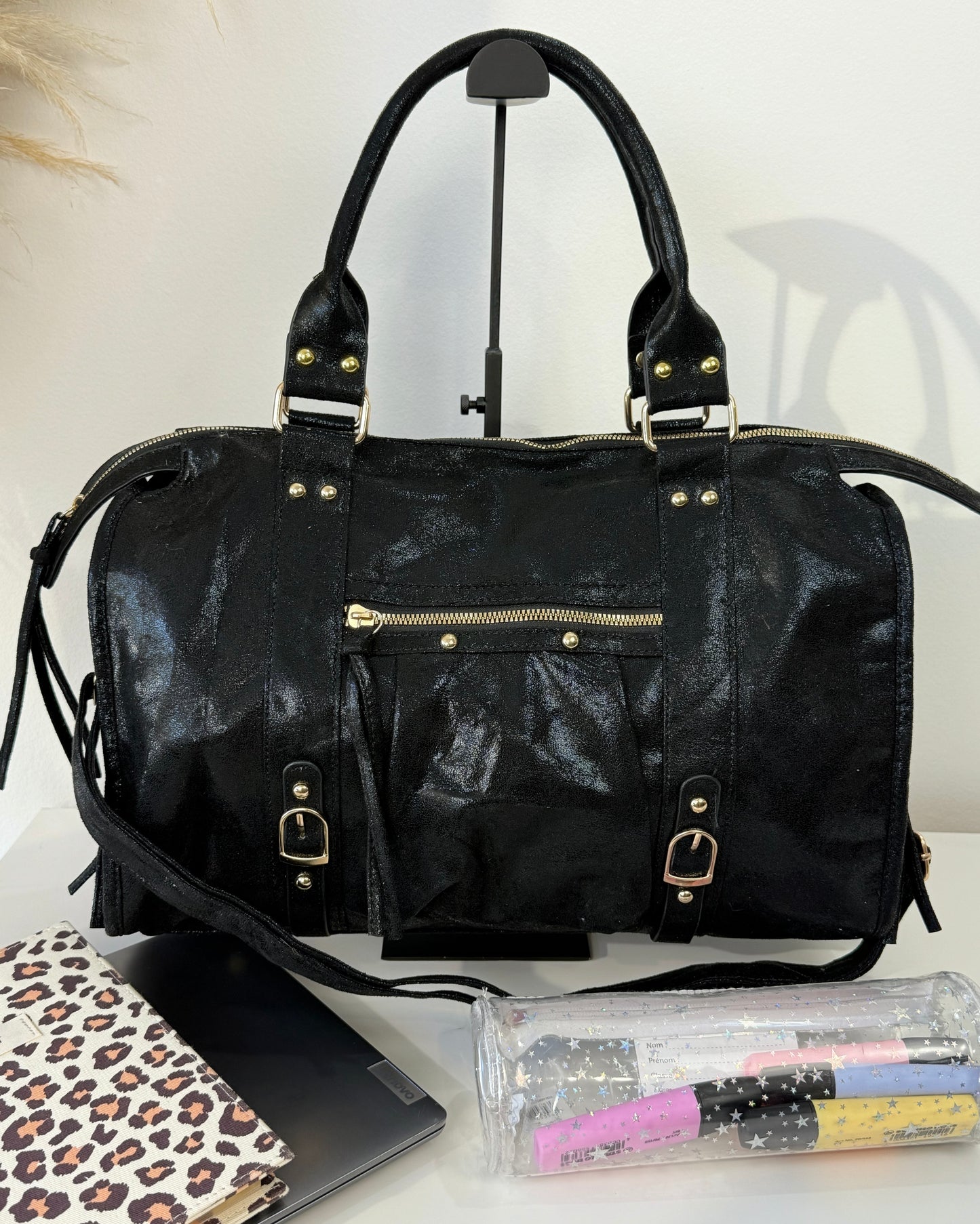 Sac City toile noir