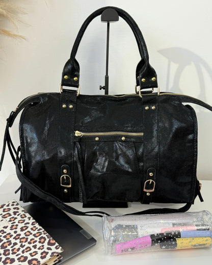 Sac City toile noir